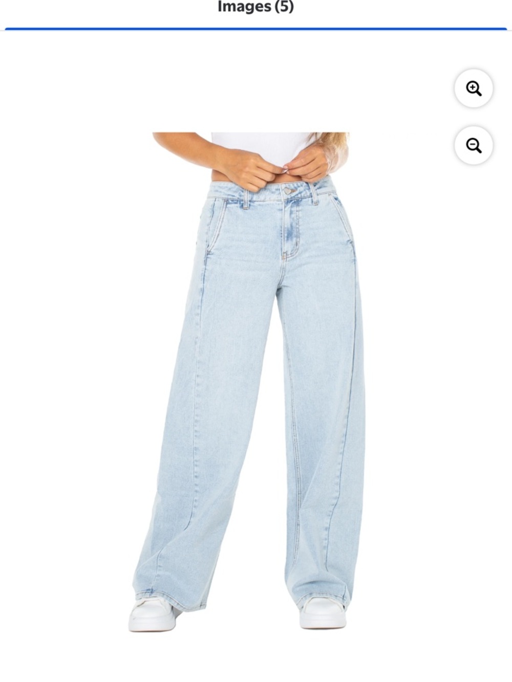 Celebrity Pink Wide Leg Trouser Pocket Jean - Picture 4 of 7